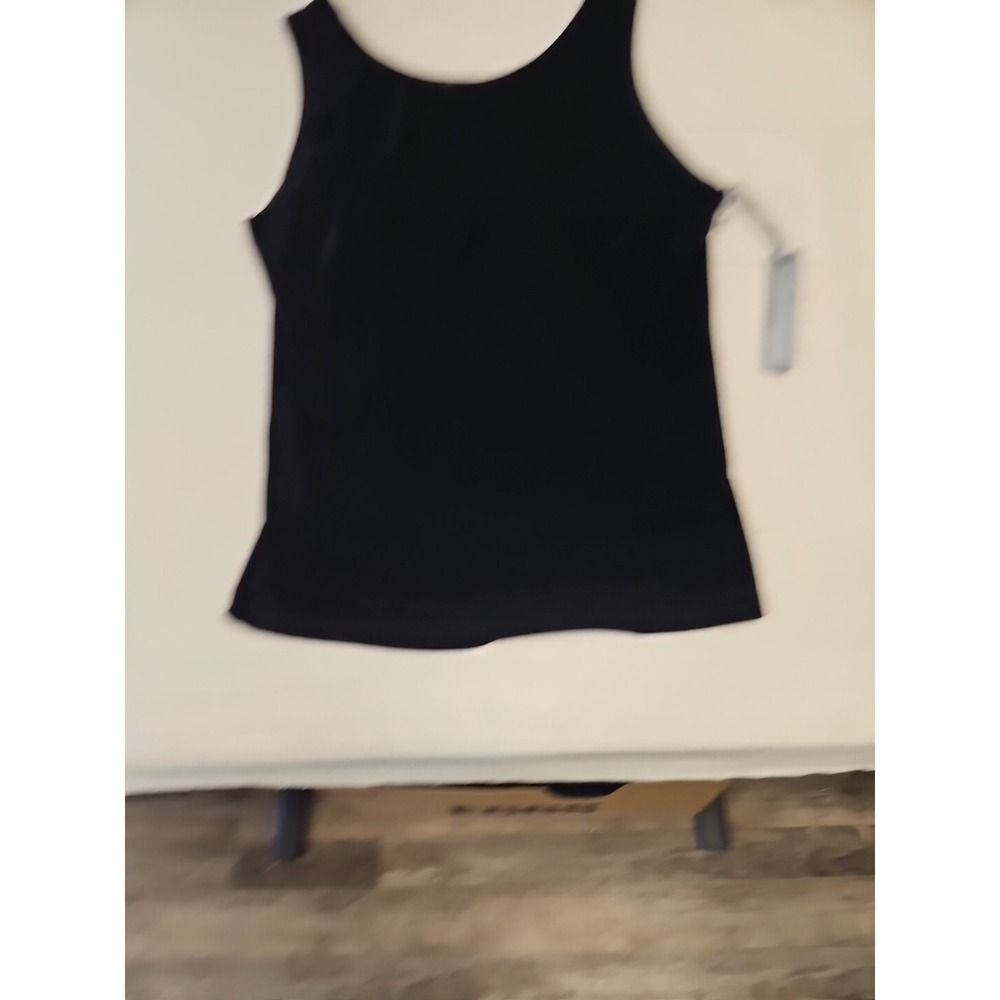Traveler's‎ Chico's Sleeveless Tank Top Black Size 1 Large New